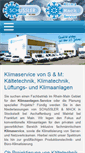 Mobile Screenshot of klima-service.de