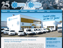 Tablet Screenshot of klima-service.de